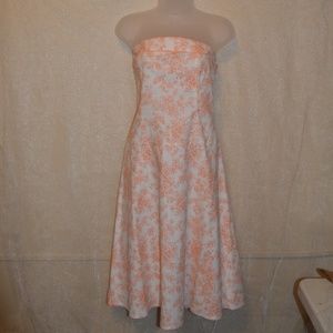 Strapless Floral Dress TeezeMe